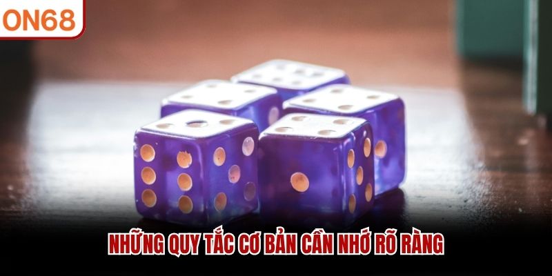 Những quy tắc cơ bản cần nhớ r&otilde; r&agrave;ng